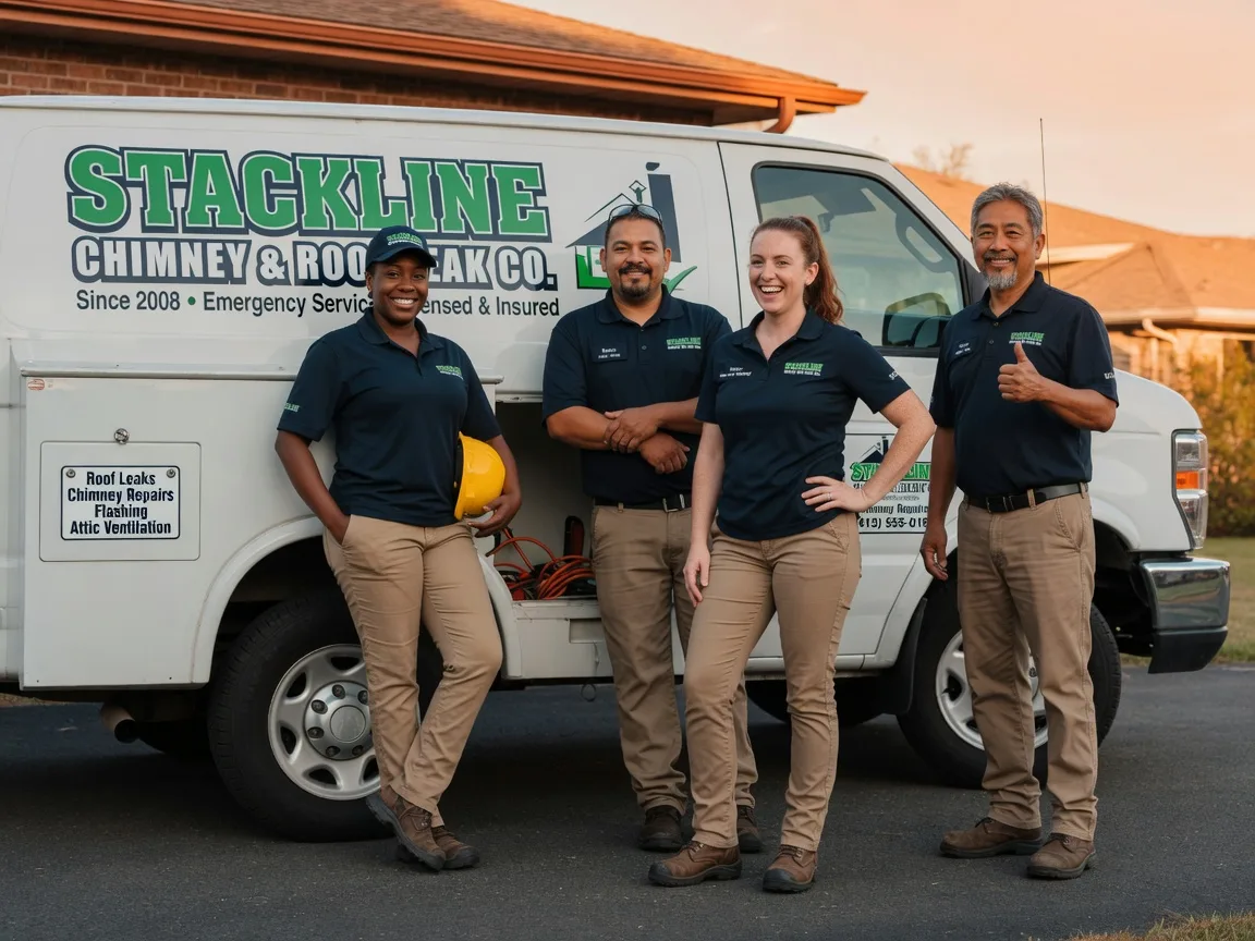 Chimney flashing repair company in Gibson City, IL